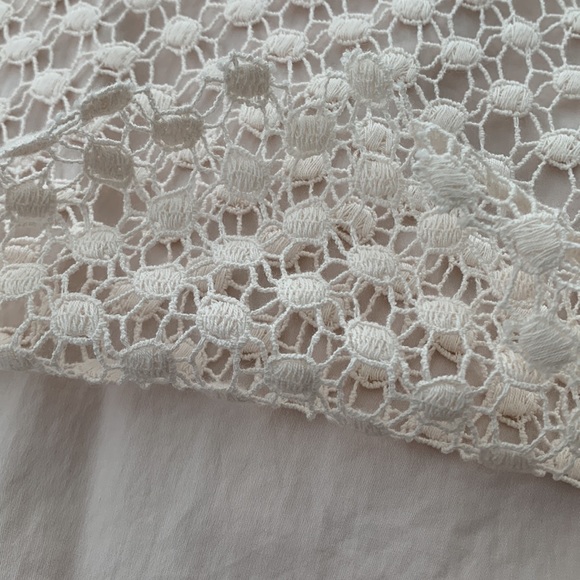 ❤️❤️ Adam Lippes light pink lace embroidery silk pencil skirt SIZE S❤️❤️ - Picture 6 of 7